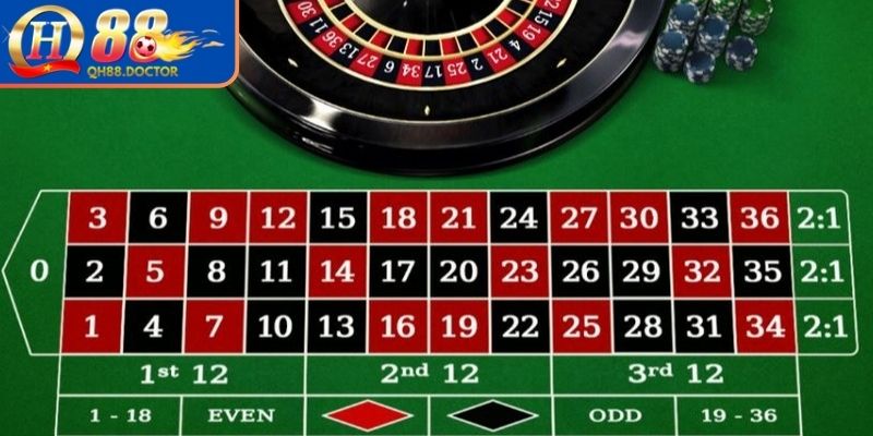 Cửa cược bên ngoài Roulette