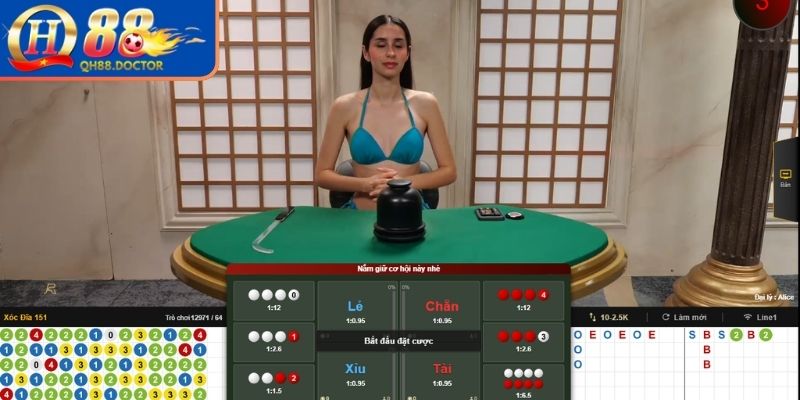 Tổng quan game Xóc Đĩa QH88